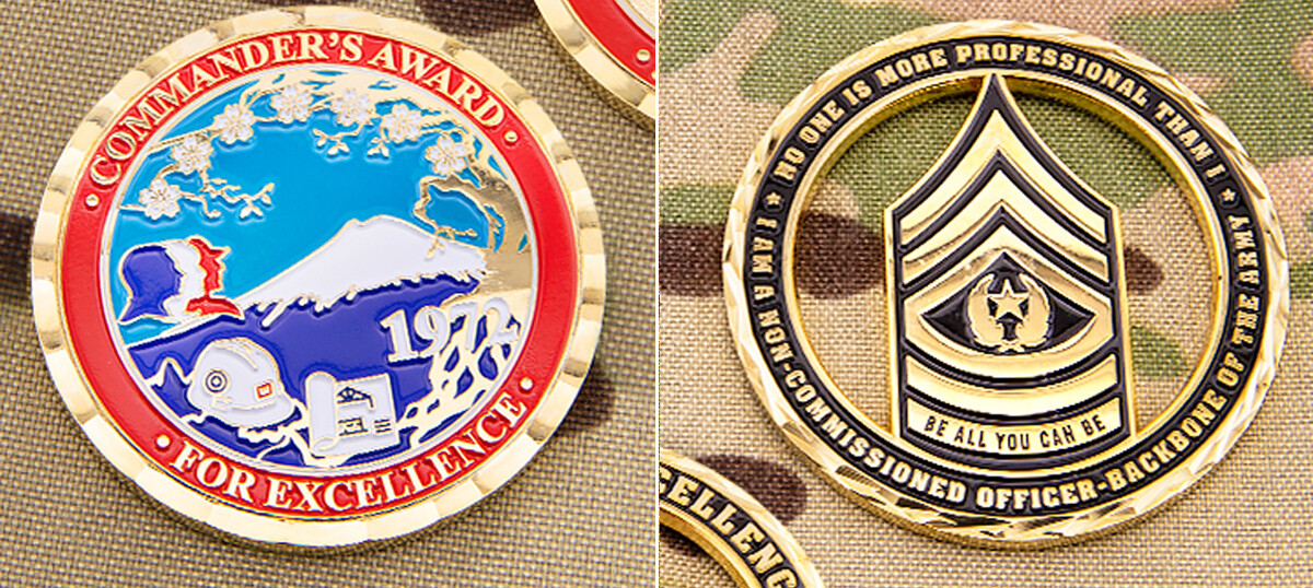 US Army Corps of Engineers commissioned officer challenge coin by Signature Coins
