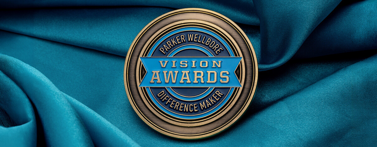Parker Wellbore Vision Awards Difference Maker Coin