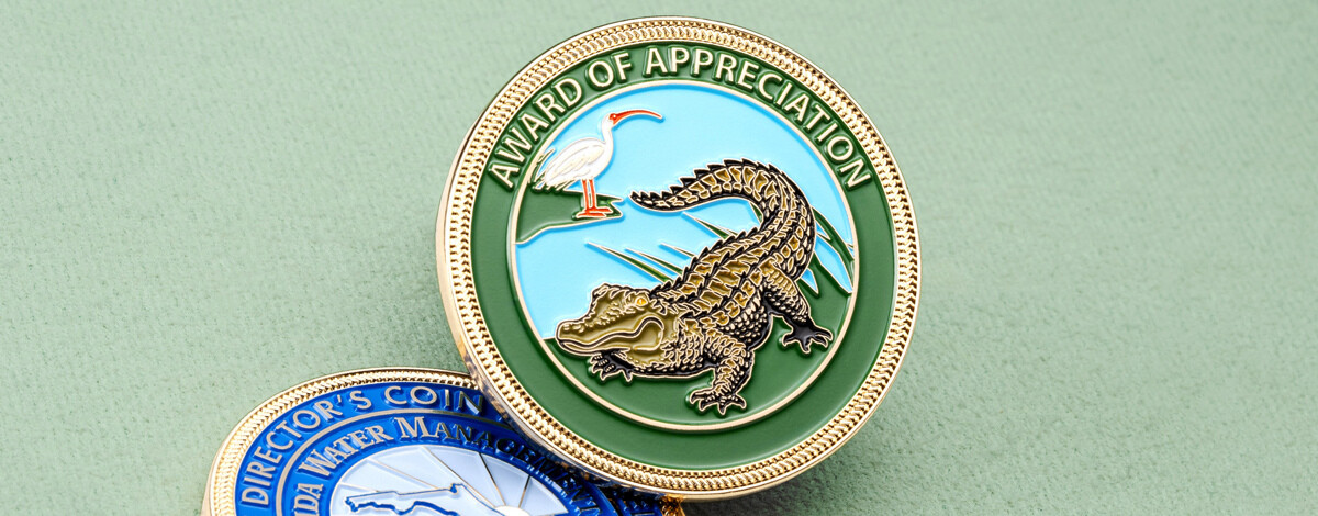 South Florida Water Management District Award of Appreciation Coin