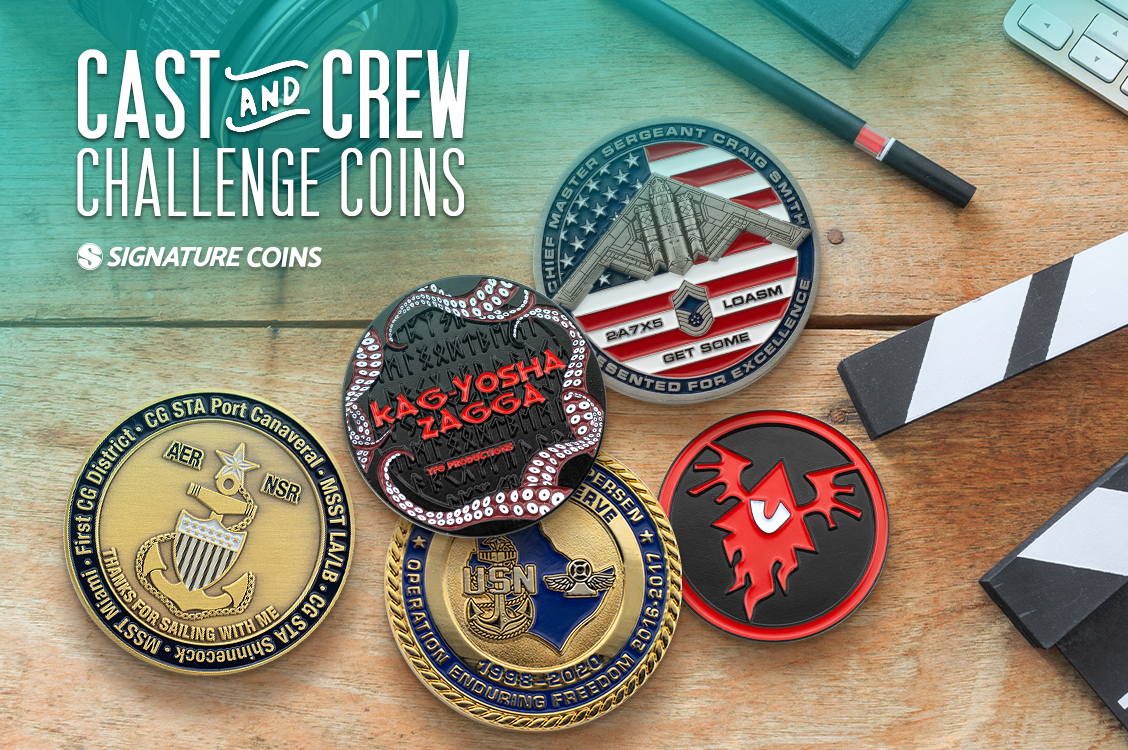 Cast and Crew Challenge Coins: Not Your Average Customer