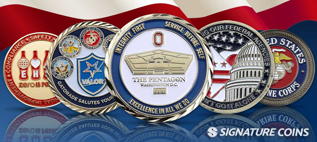 Following the tradition of the military, many corporations now give their employees challenge coins.