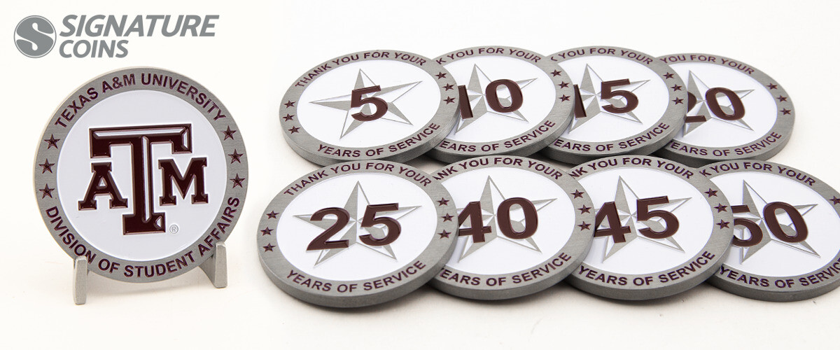 Texas A&M University challenge coin