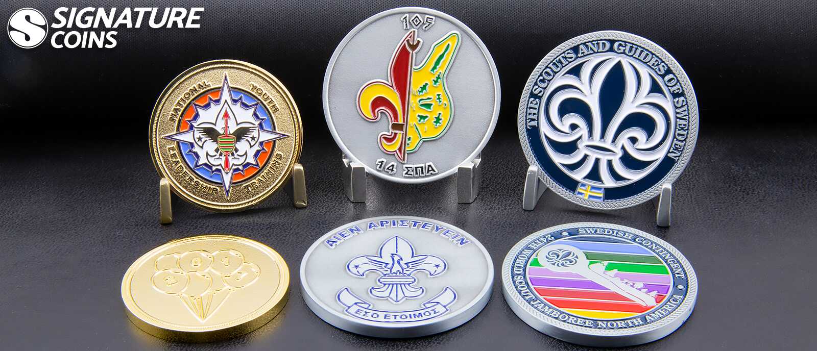 Scout Troop Challenge Coins