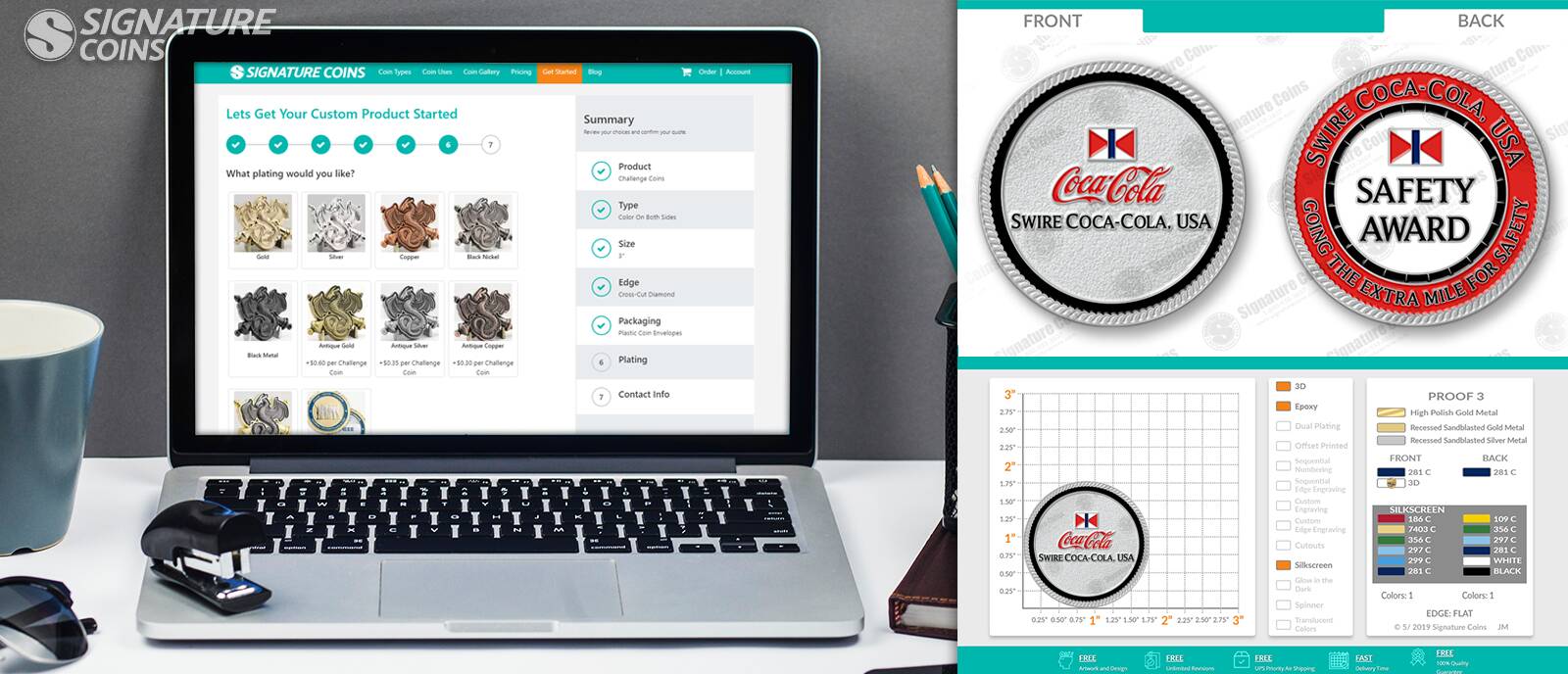 Customizing your Corporate Challenge Coins