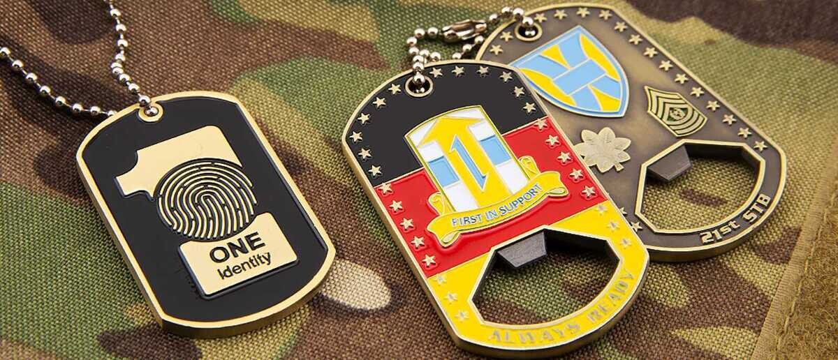 Custom Dog Tag Challenge Coins
