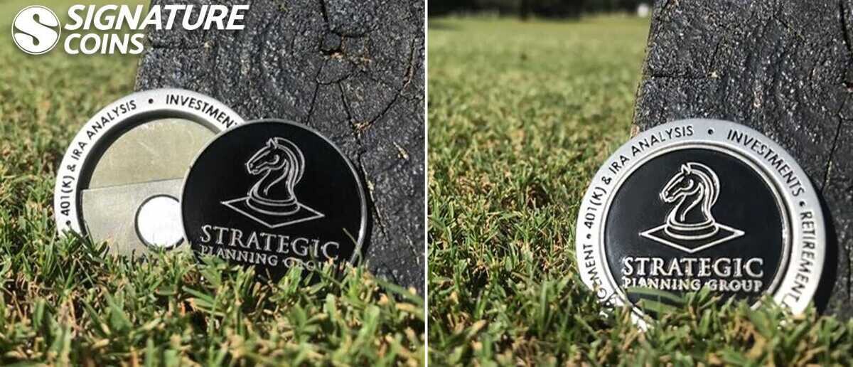 Custom Golf Ball Marker with an Insert