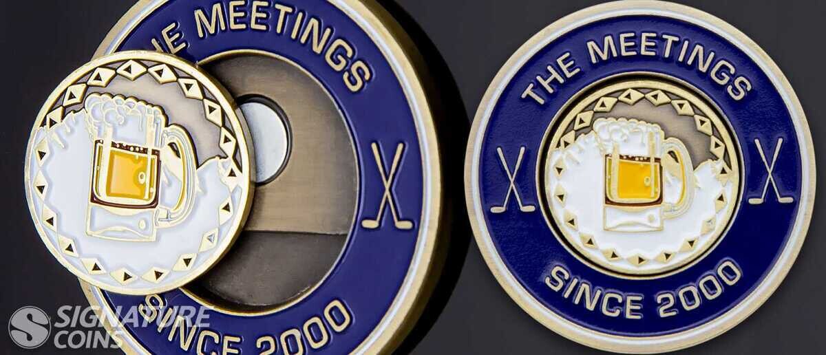 Custom Golf Ball Marker Close-up