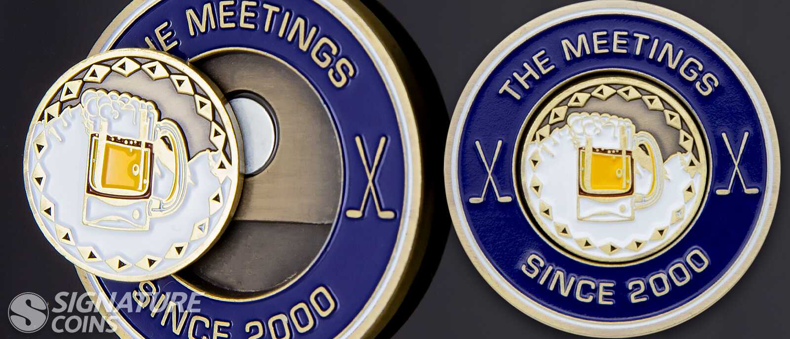 Custom Golf Ball Marker Close-up