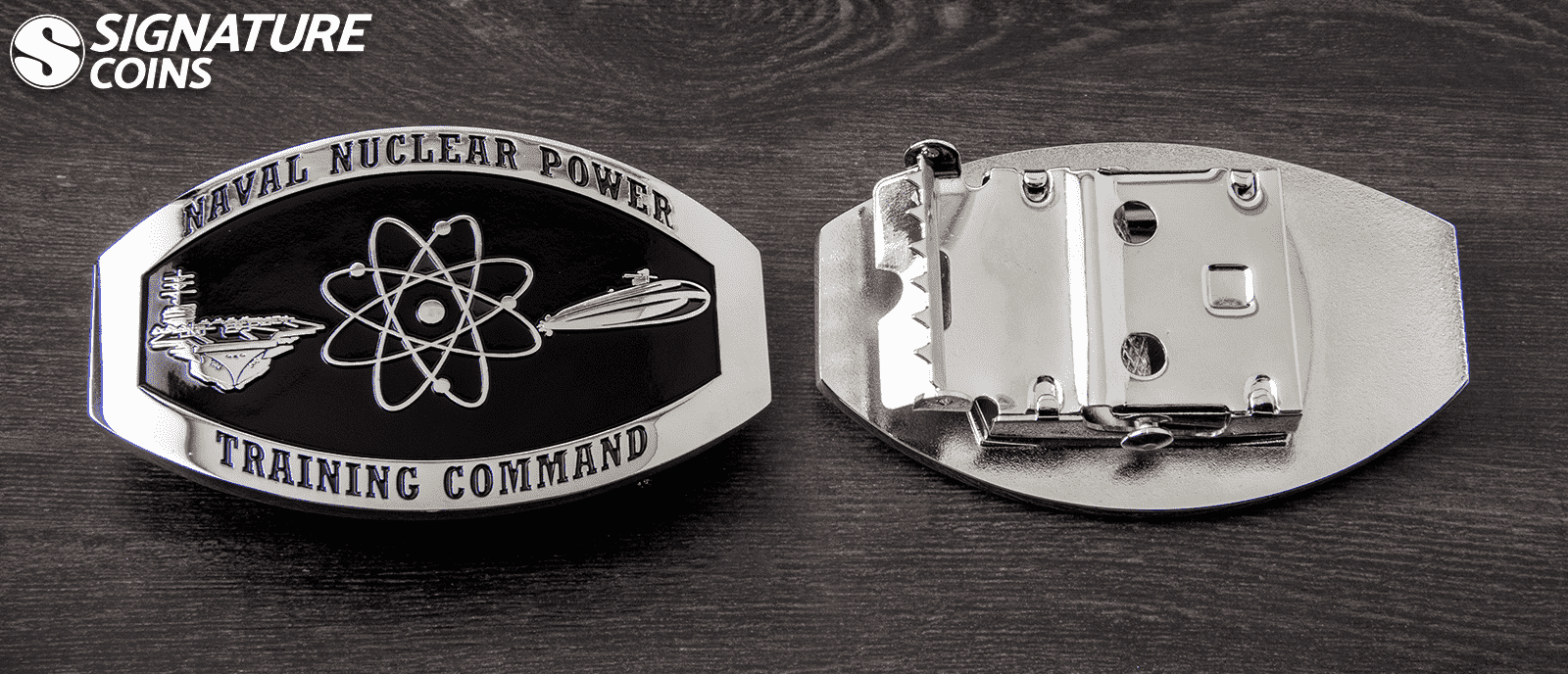 High Polish Silver Belt Buckles