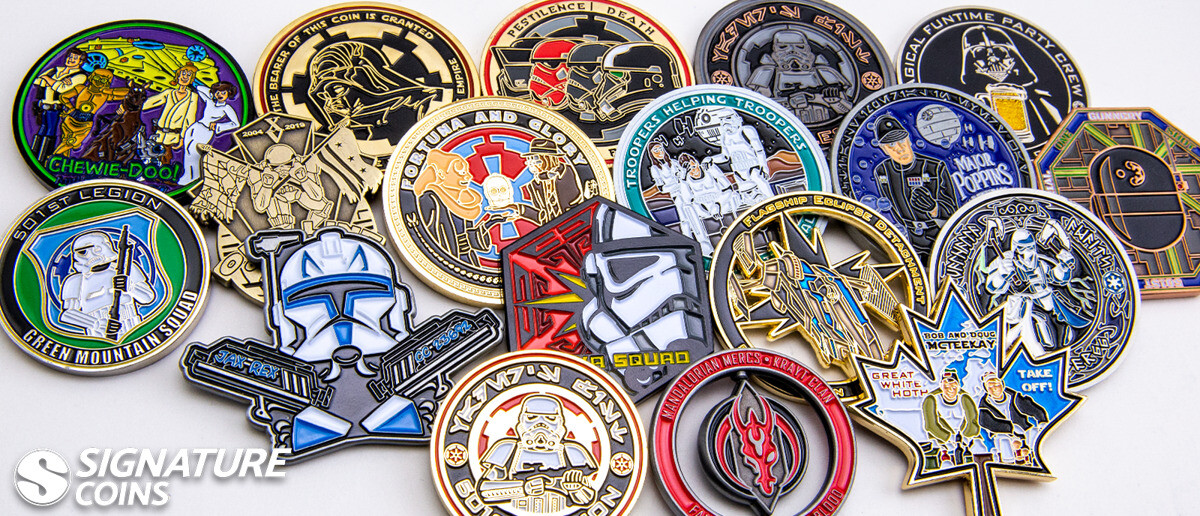 501st Legion Star Wars challenge coins