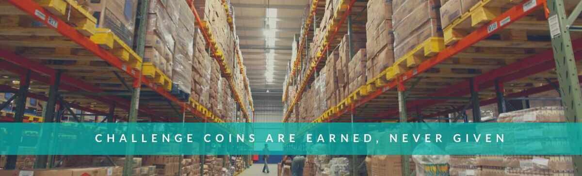 Wholesale challenge coins lower banner