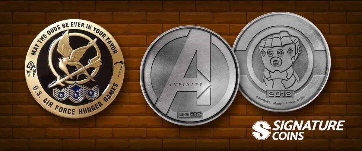 Movie-Themed Military Challenge Coins