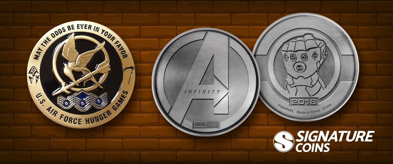 Movie-Themed Military Challenge Coins