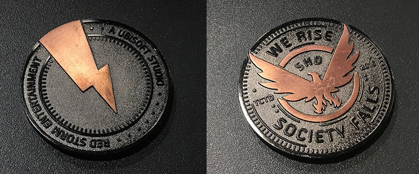 Ubisoft Red Storm Challenge Coin