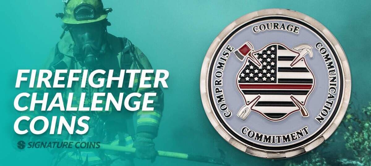 Firefighter Challenge Coins