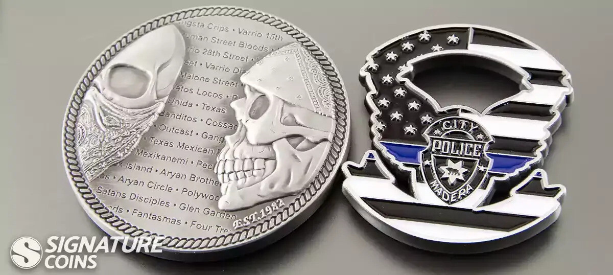 Fort Worth Police and Madera Police Challenge Coins