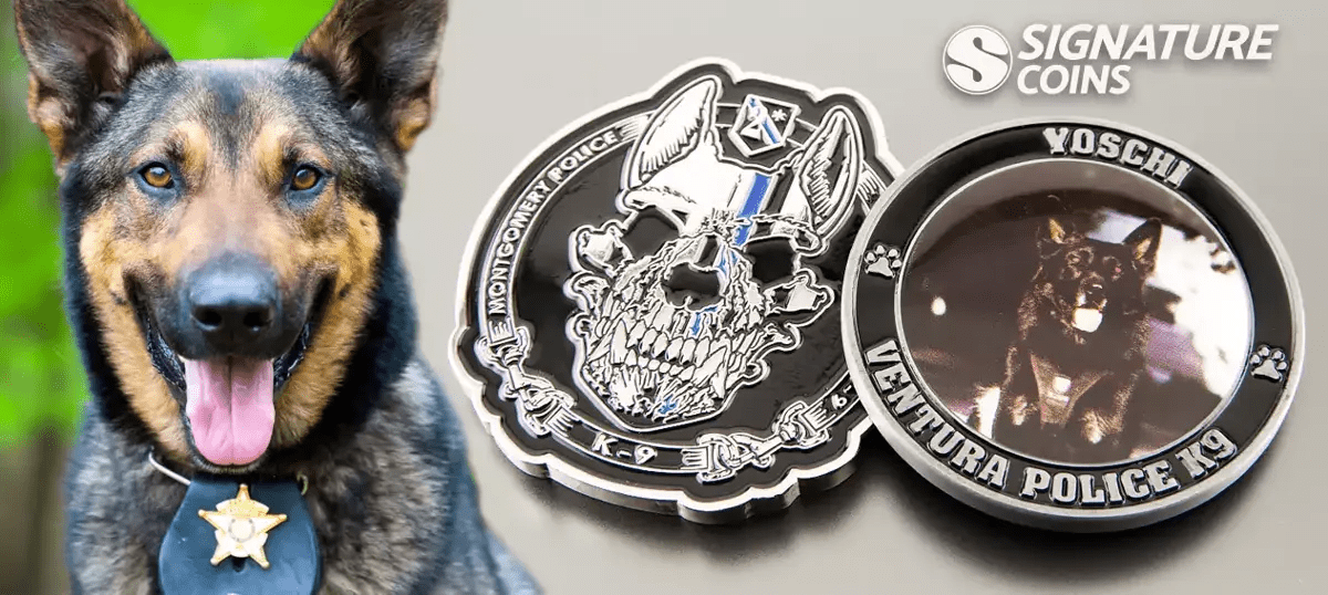 Montgomery Police and Yoschi Ventura PD Challenge Coins