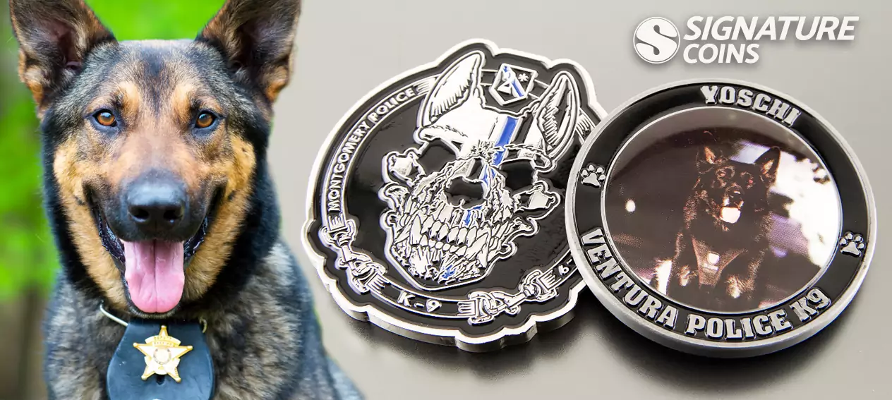 Montgomery Police and Yoschi Ventura PD Challenge Coins