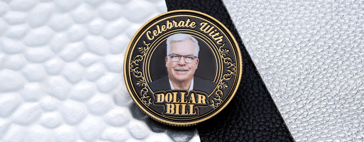Celebrate with Dollar Bill Retirement Coin