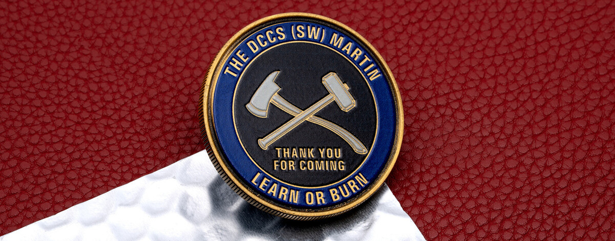 DCCS Martin Navy Retirement Challenge Coin