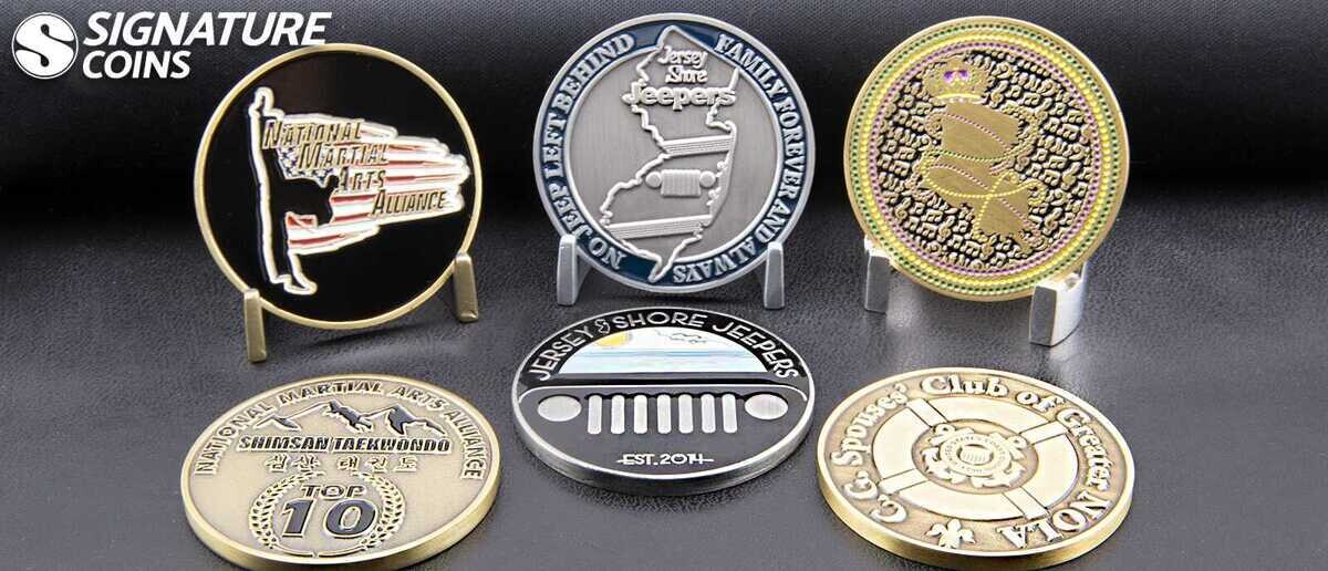 Custom Club Challenge Coins