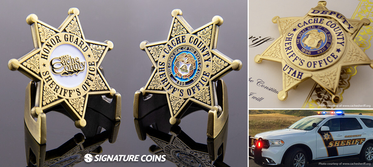 Cache County Sheriff challenge coins
