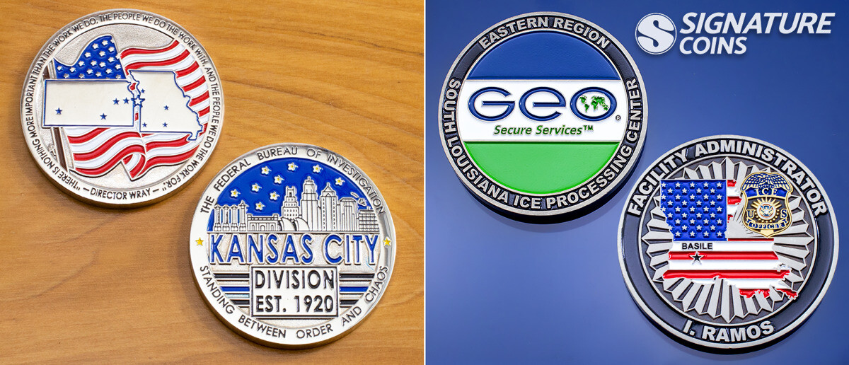 Law enforcement state challenge coins