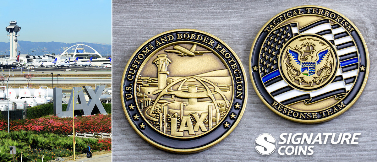 LAX state challenge coin
