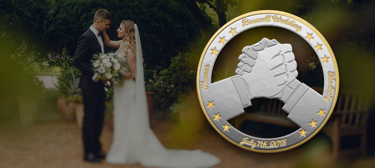 Coins for Grooms and Bridesmaids