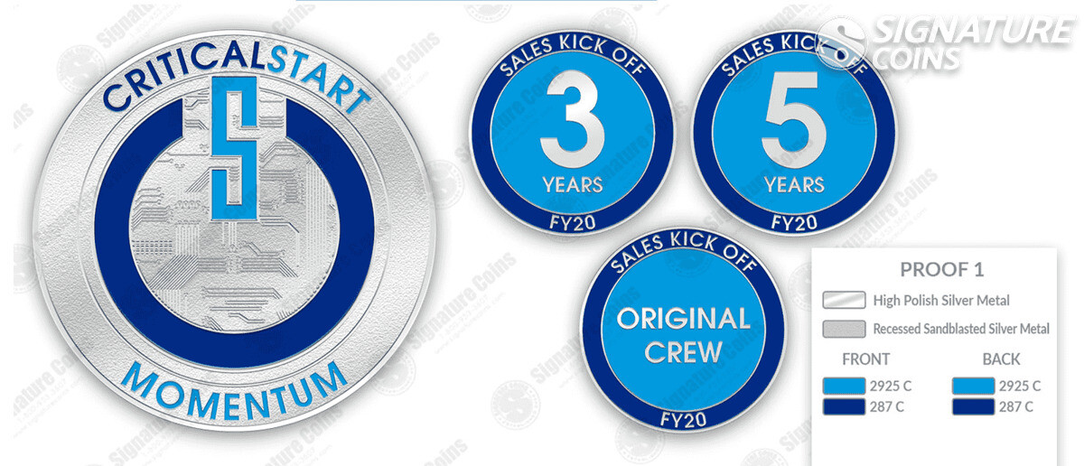 Years of Service Coins